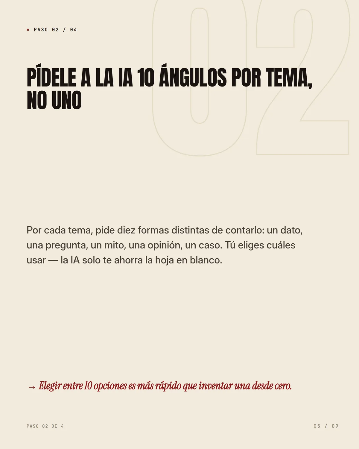 Arma tu calendario del mes en una sola sentada — pieza 5