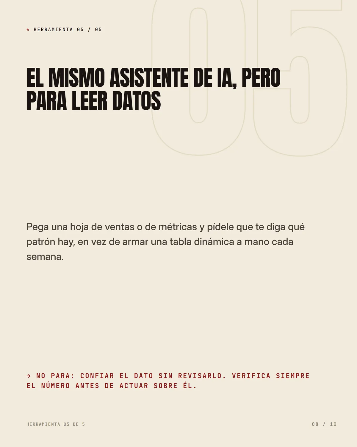 5 herramientas de IA que uso cada semana — pieza 8