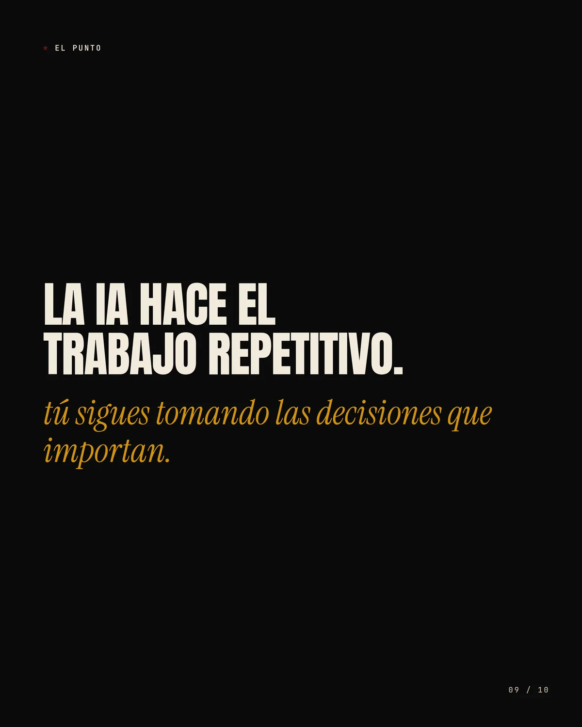 Sigues haciendo esto a mano en marketing — pieza 9