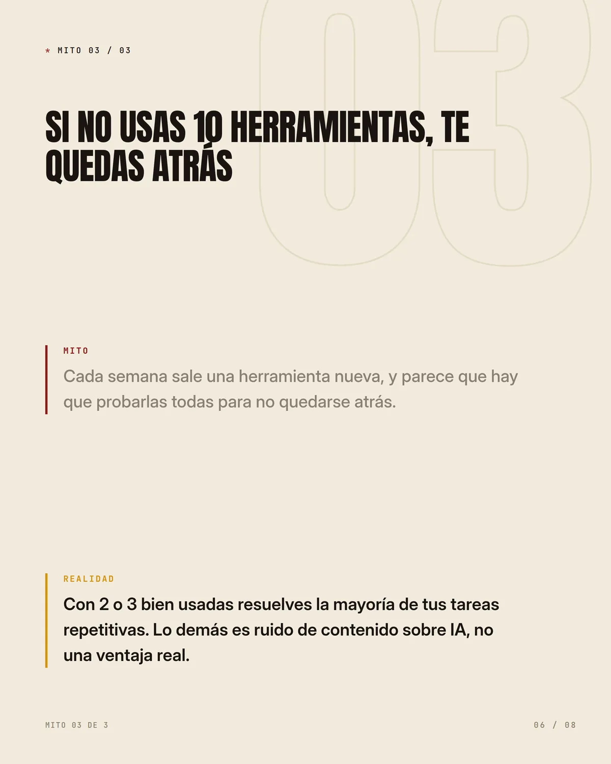 La IA no te va a quitar el trabajo — pieza 6